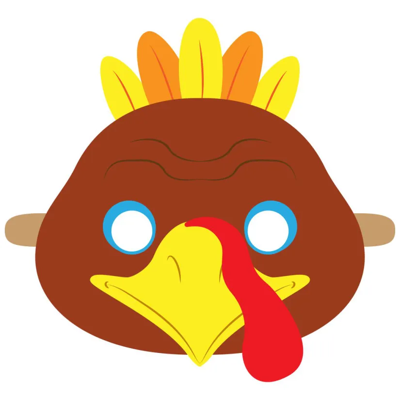 Printable Turkey Masks