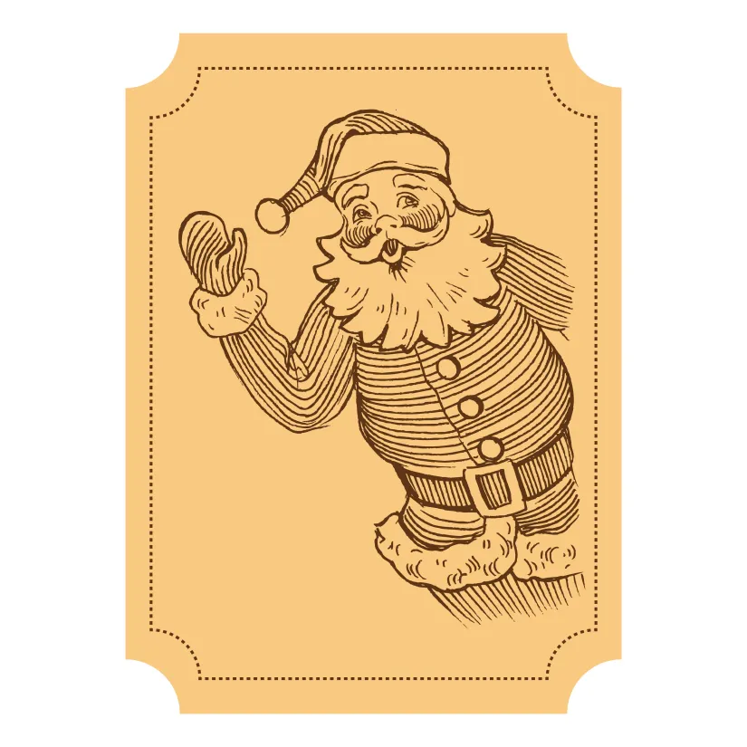 Printable Vintage Christmas Tags