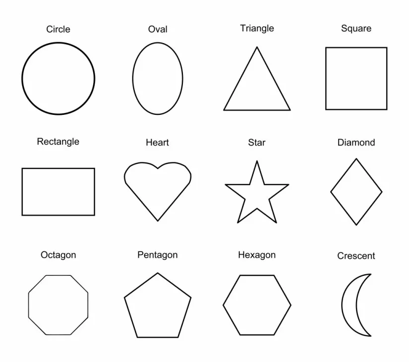 Geometric Shapes Printable Templates