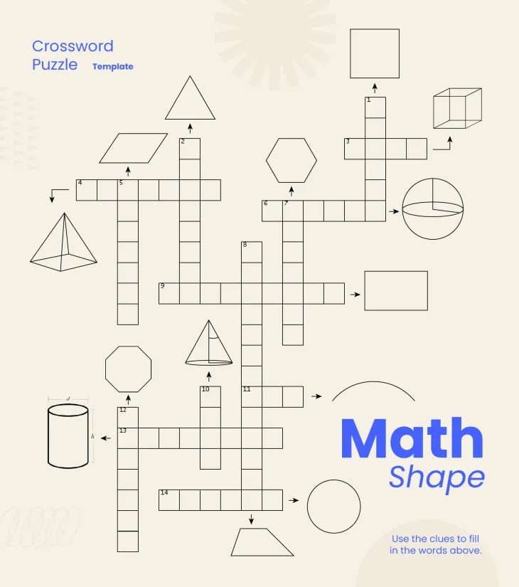 Geometry Terms Crossword Puzzle