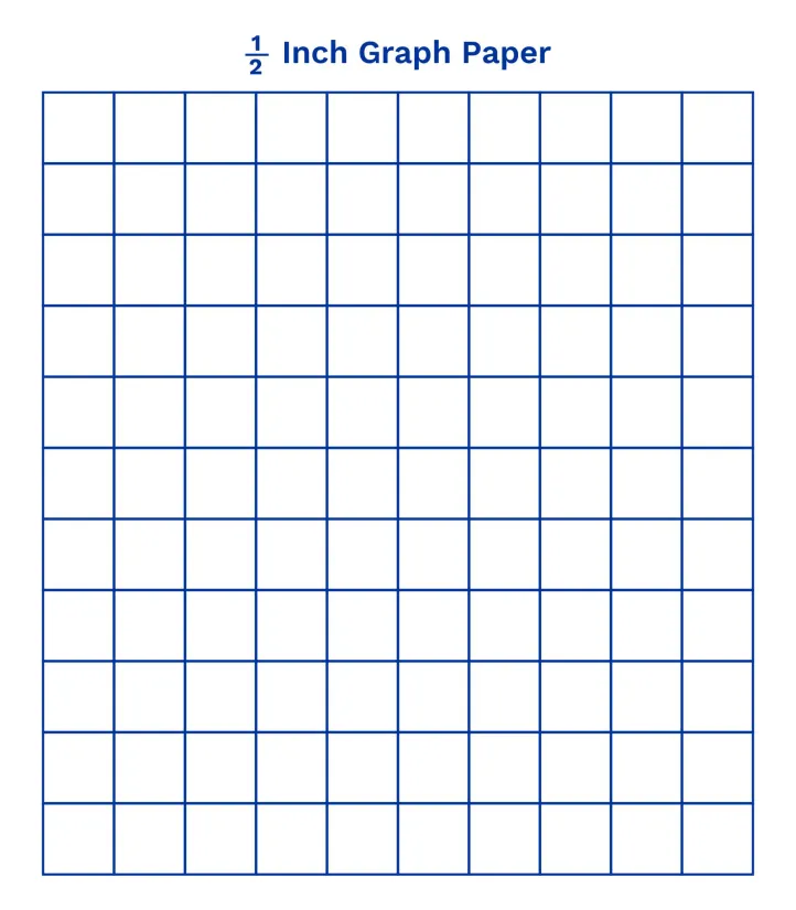 Half Inch Grid Paper Printable