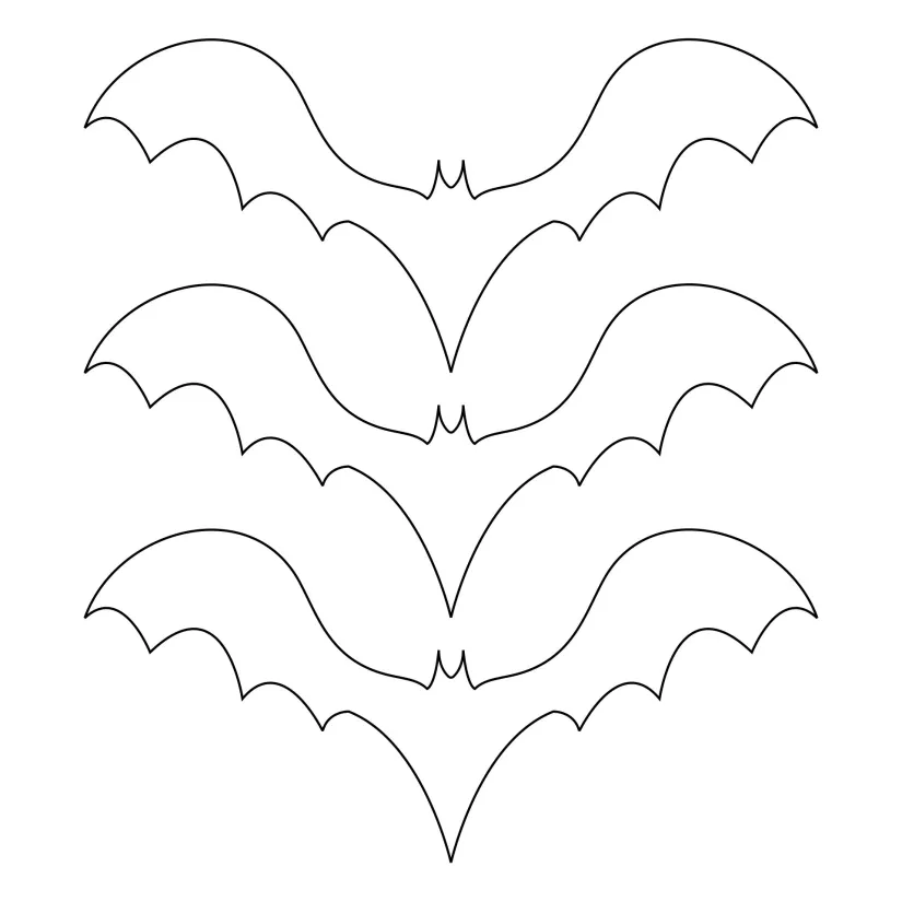 Halloween Bat Stencil