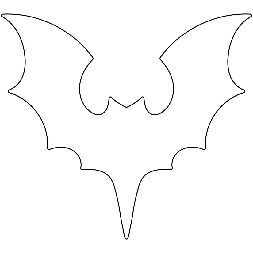 Halloween Bat Template Printable