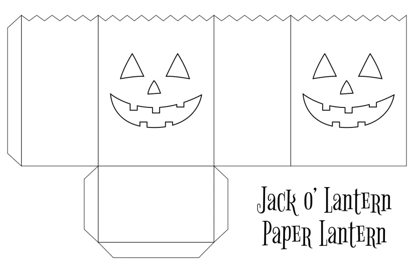 Halloween Jack O Lantern Papercraft
