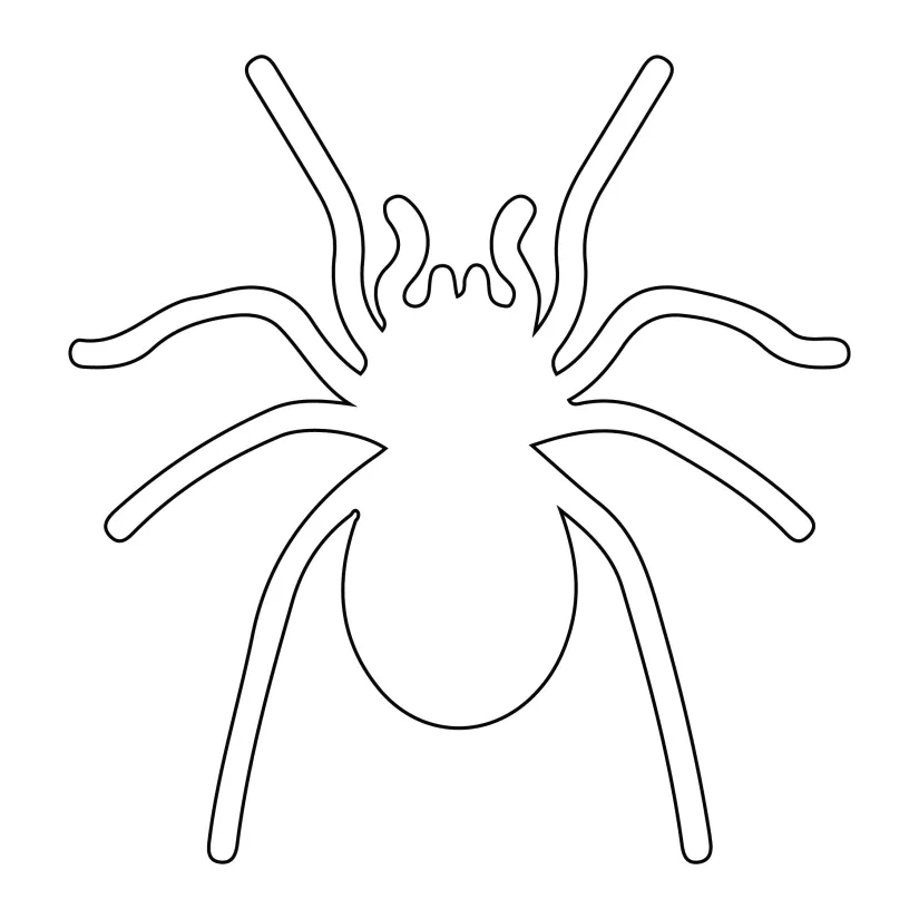 Halloween Pumpkin Spider Stencils Printables