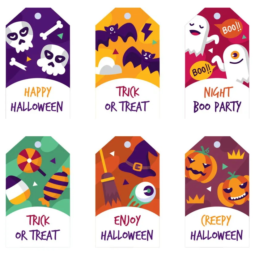 Happy Halloween Tags Printable Free