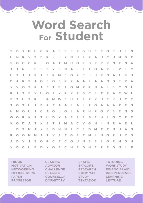 Hard Printable Word Search