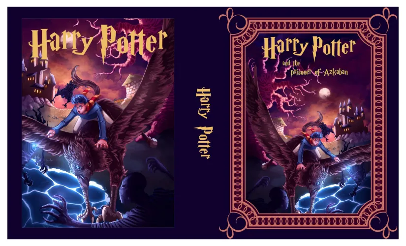 Harry Potter Miniature Book Covers