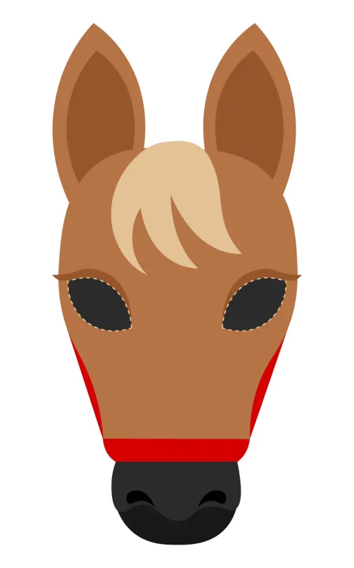Horse Face Mask Template