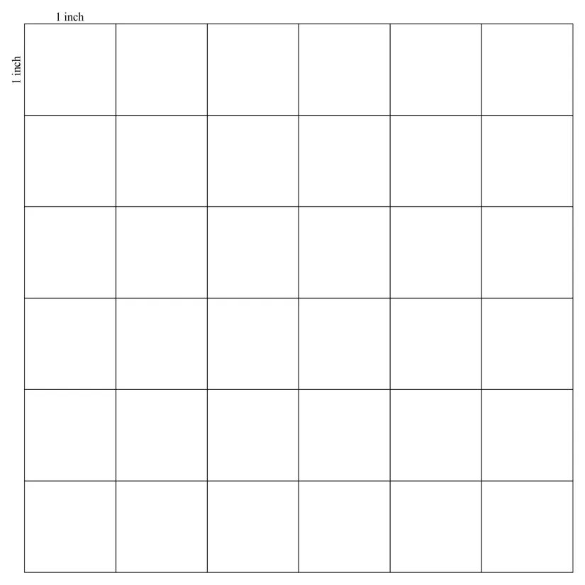 Inch Printable Grid Graph Paper