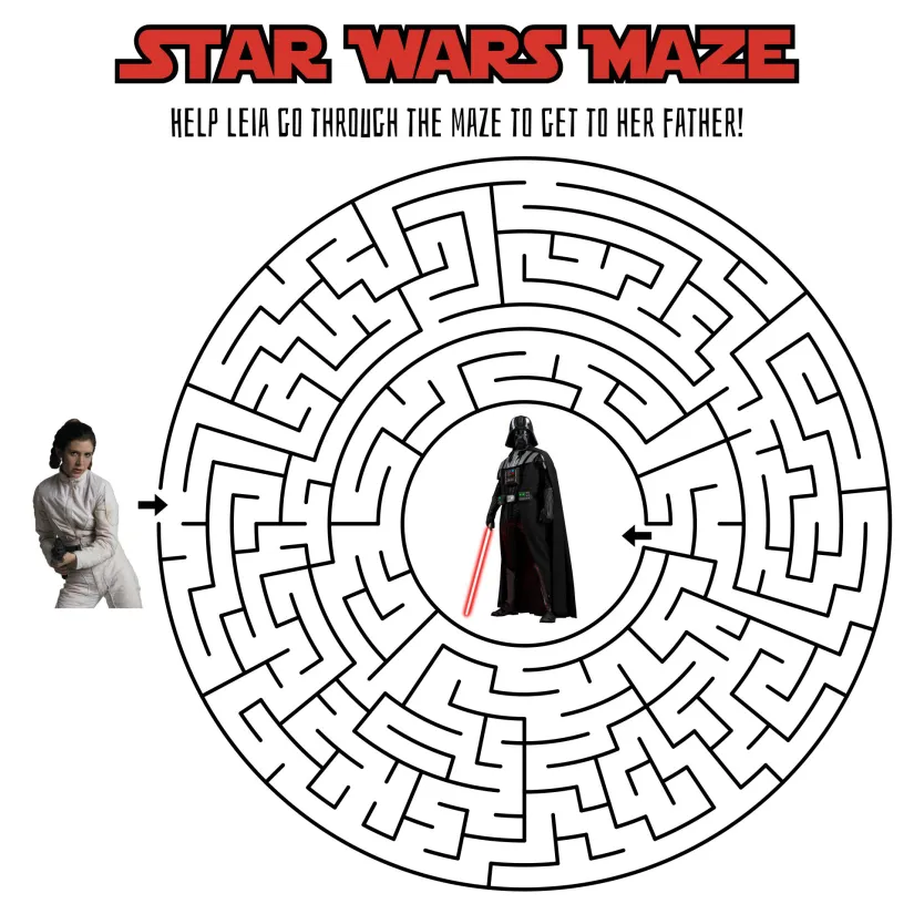 Kids Star Wars Maze