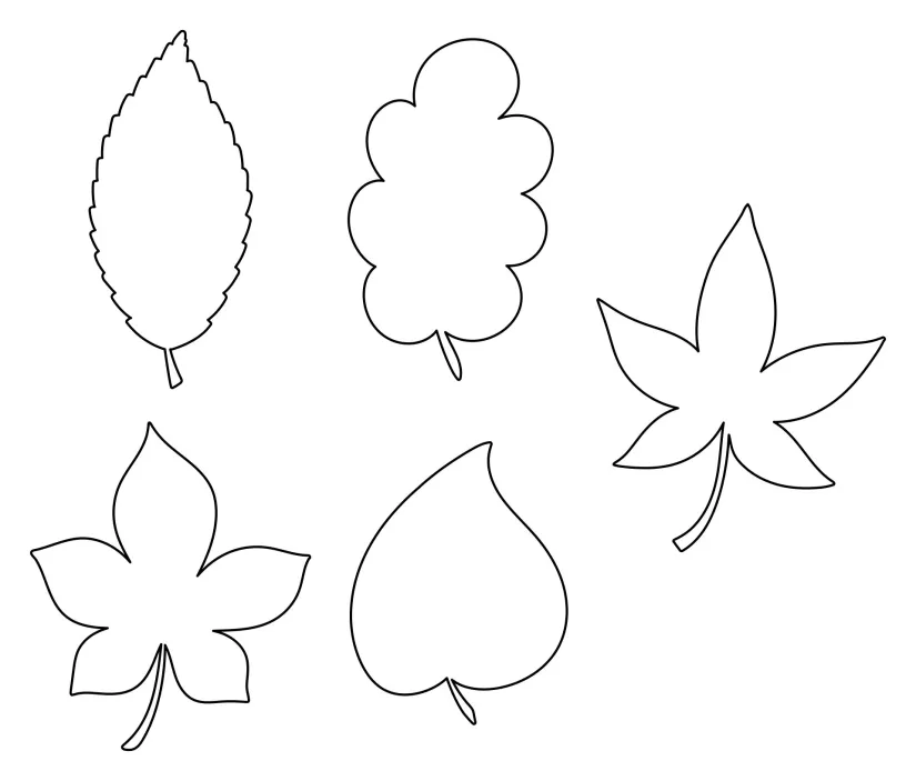 Leaves Templates Printable