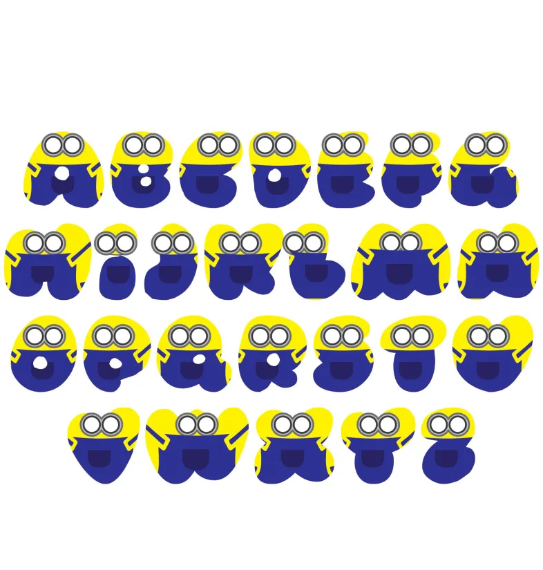 Minion Printable Letters