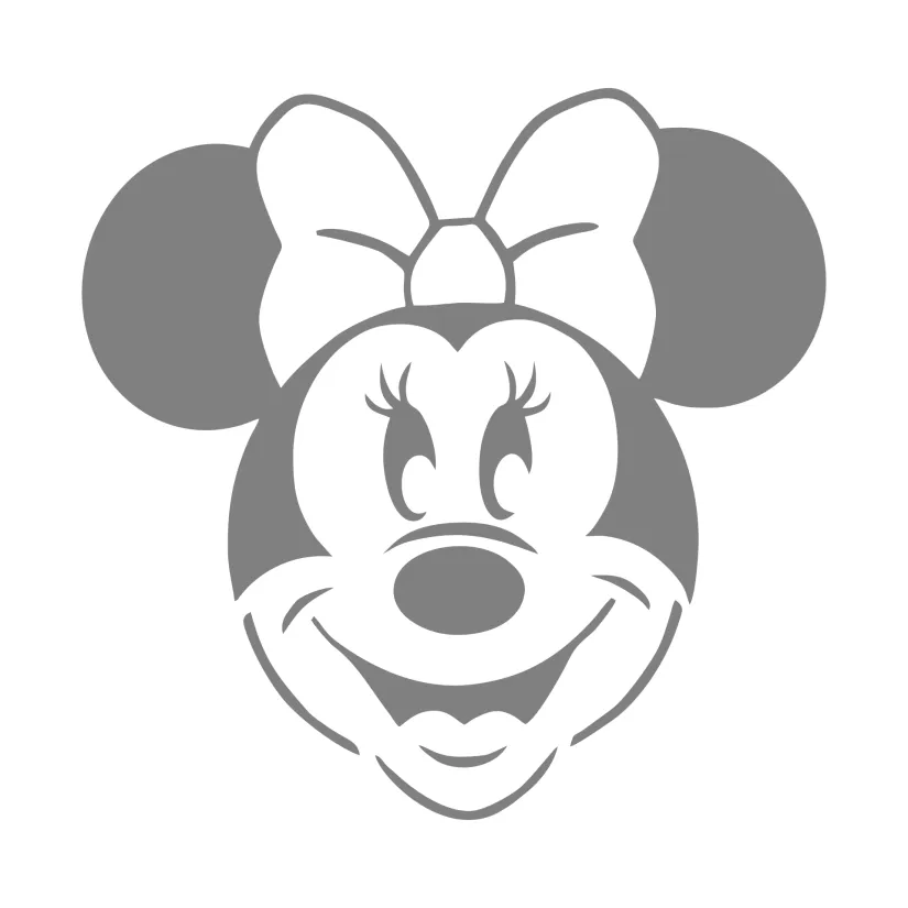 Minnie Mouse Pumpkin Stencil
