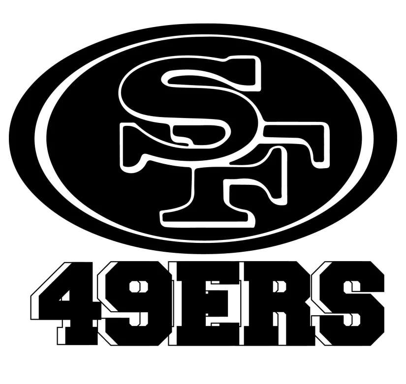 NFL San Francisco 49Ers Stencil Printable