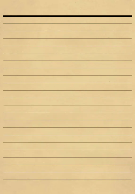 Old Lined Paper Template for Free