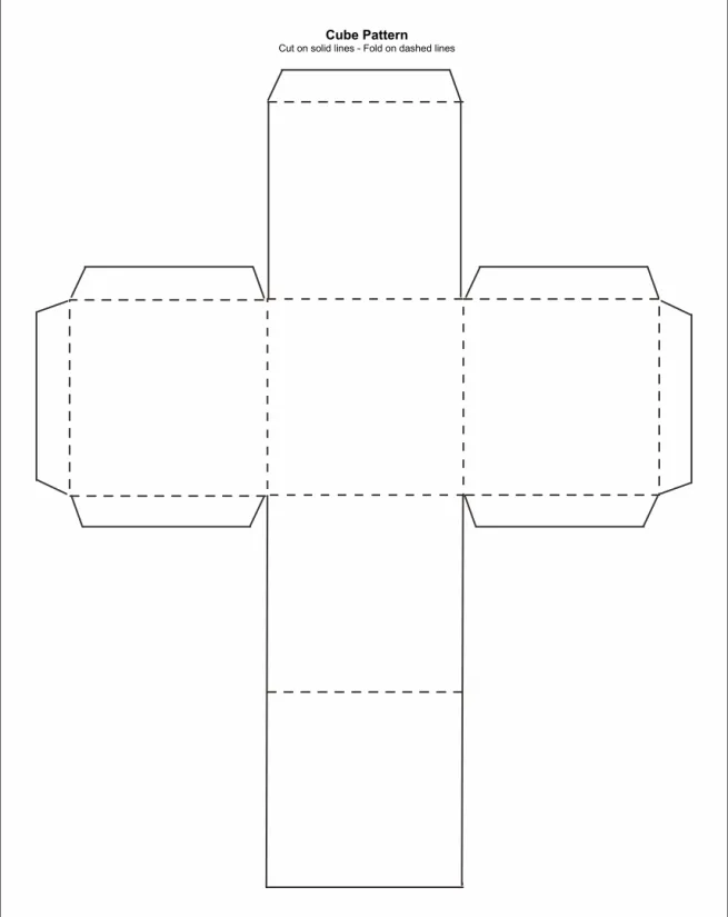 Paper Cube Template