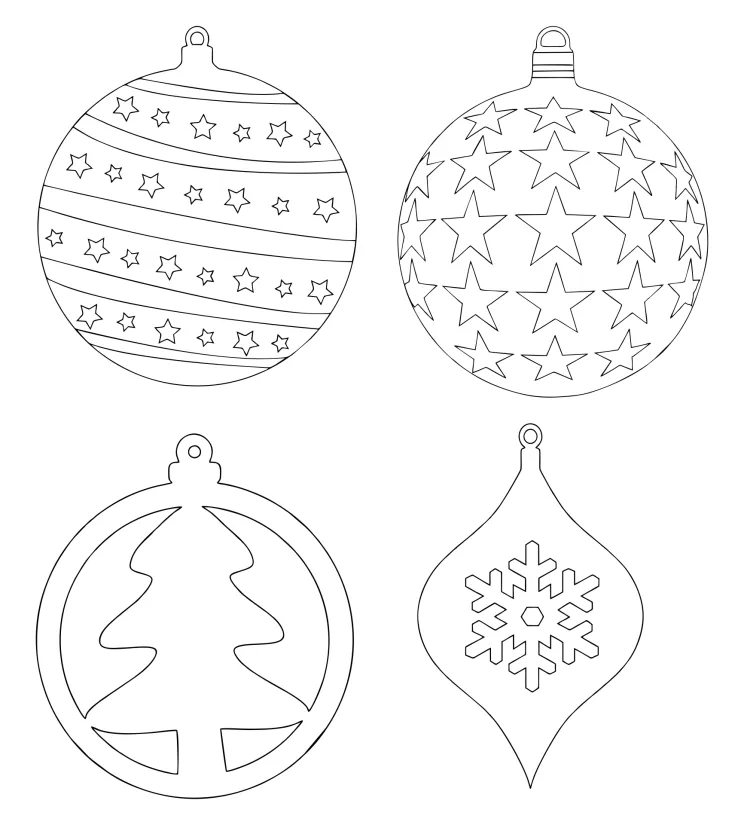 Printable Christmas Ornament Patterns