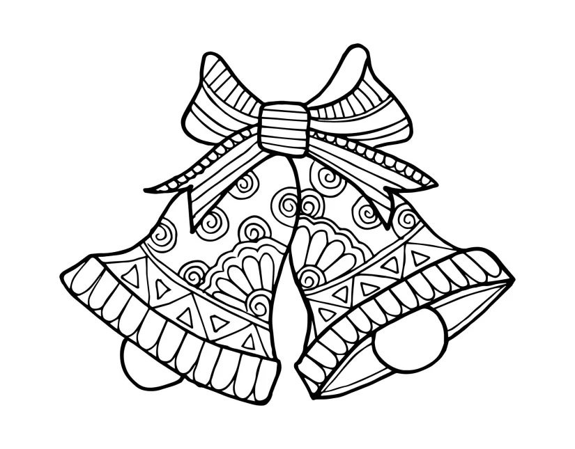 Printable Christmas Ornaments Adult Coloring Pages