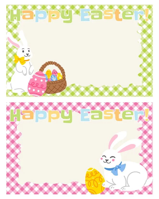 Printable Easter Table Name Cards
