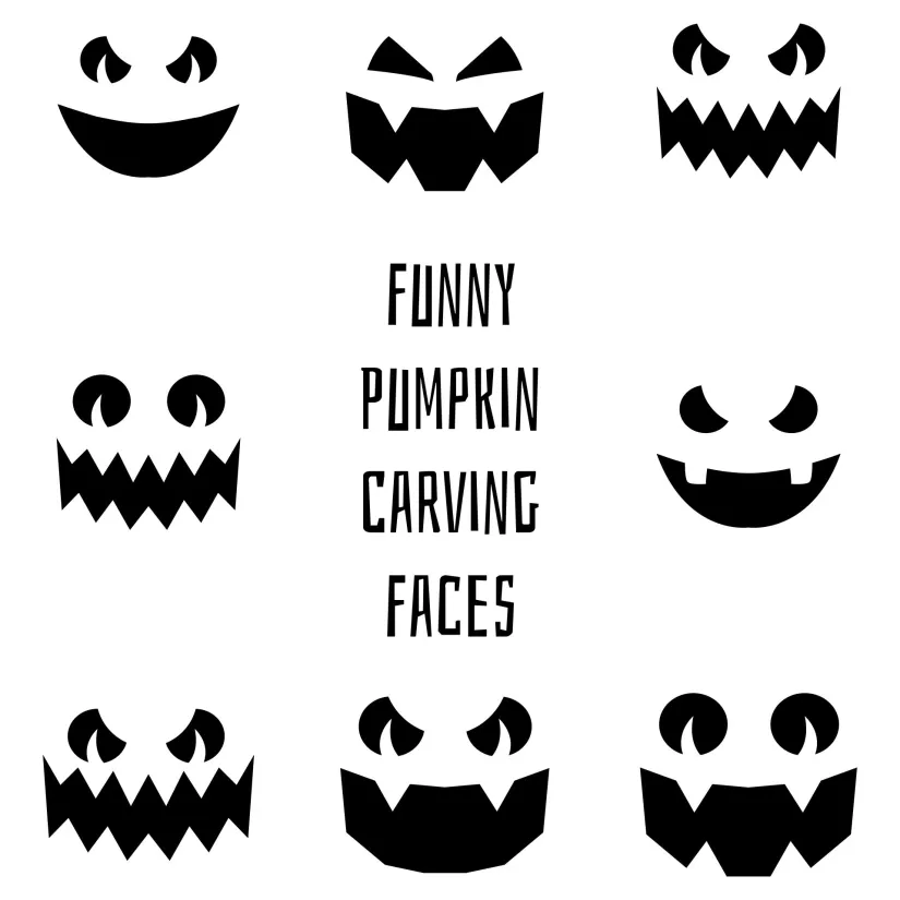 Printable Funny Pumpkin Carving Patterns