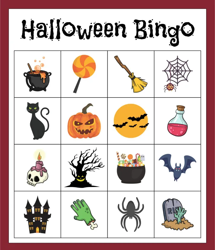 Printable Halloween Bingo Cards