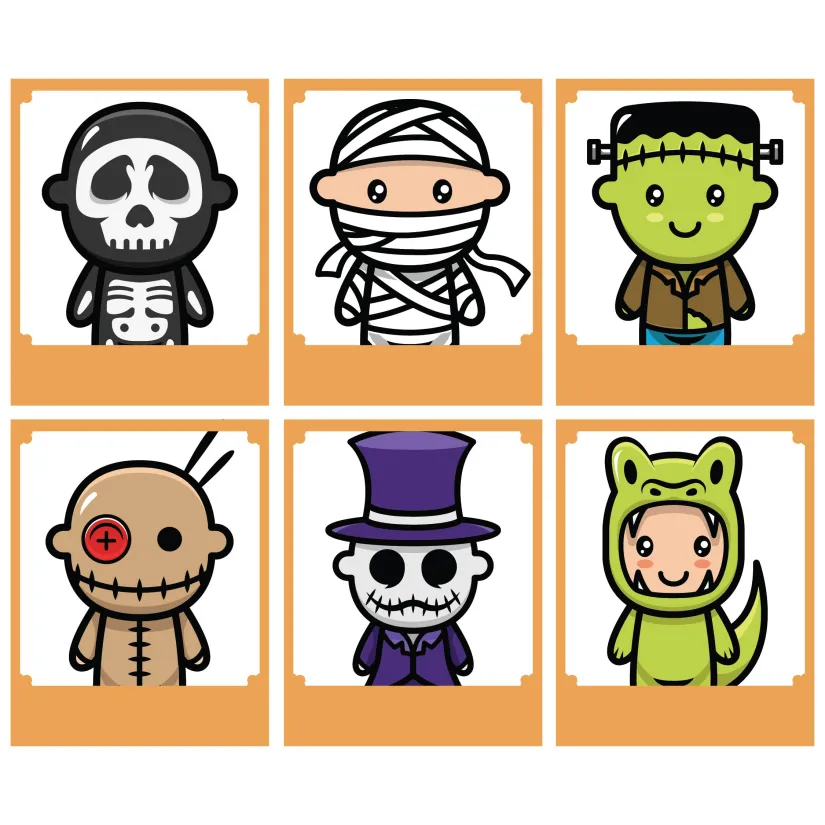 Printable Halloween Memory Game