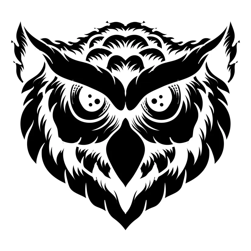 Printable Halloween Owl Pumpkin Pattern