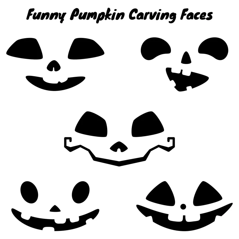 Printable Jack O Lantern Faces For Pumpkin Carving