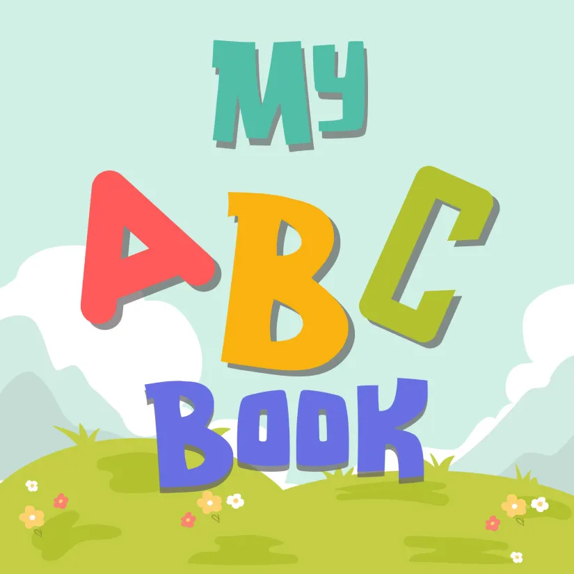 Printable My Alphabet Book Cover