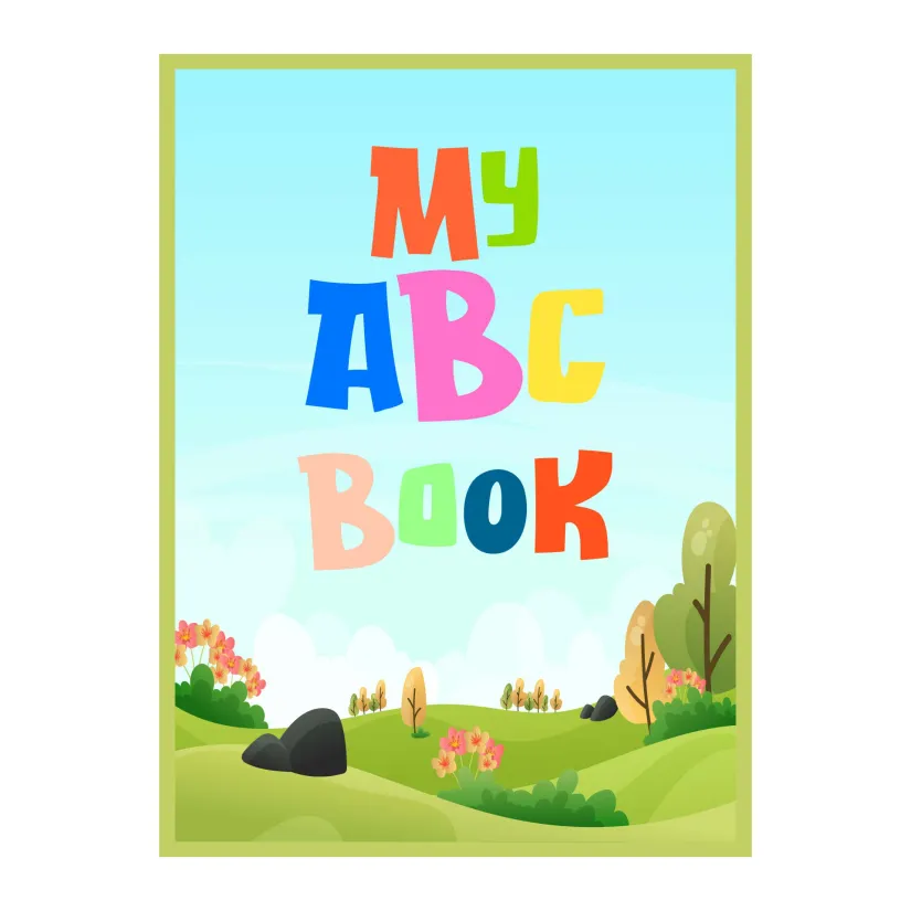 Printable My Alphabet Book Cover