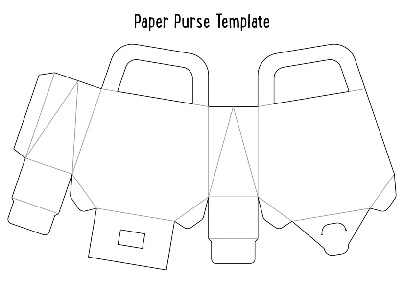 Printable Paper Purse Patterns