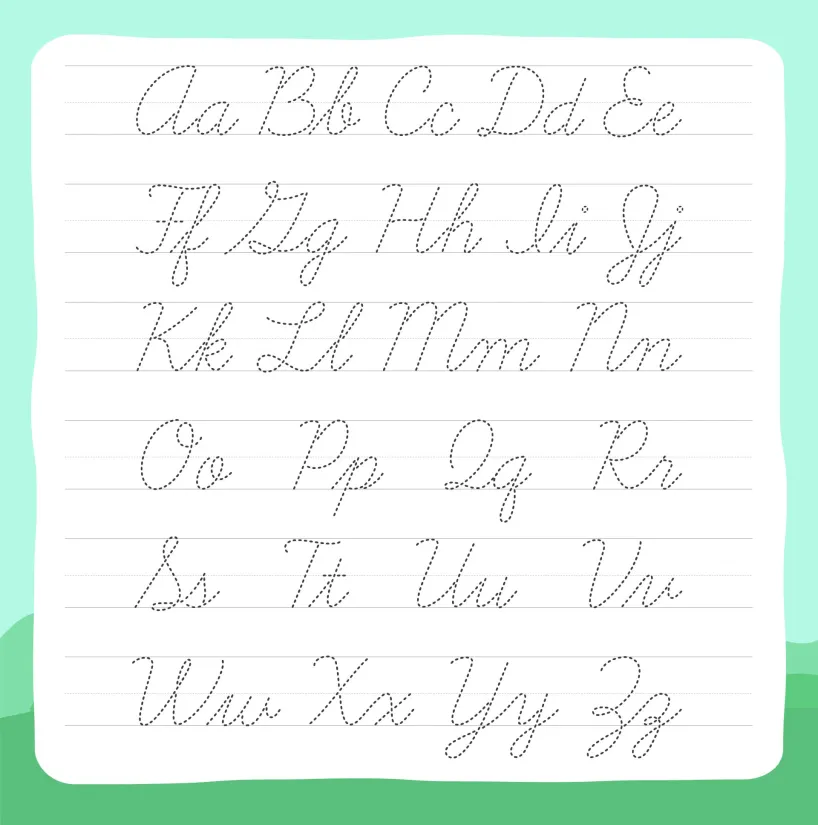 Printable Preschool Alphabet Tracing Letters Worksheets