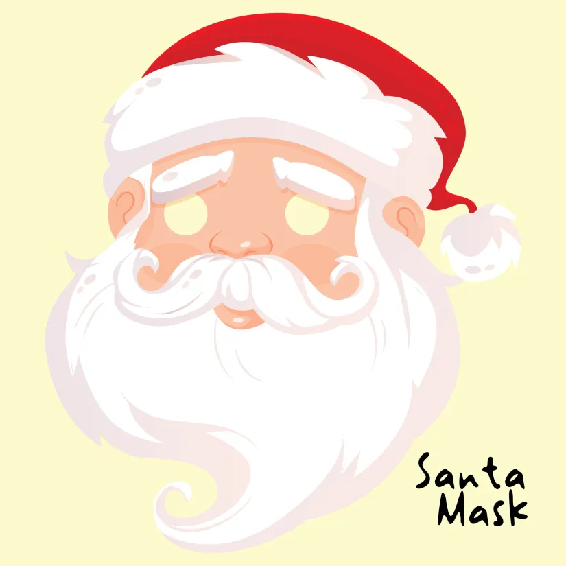 Printable Santa Christmas Crafts