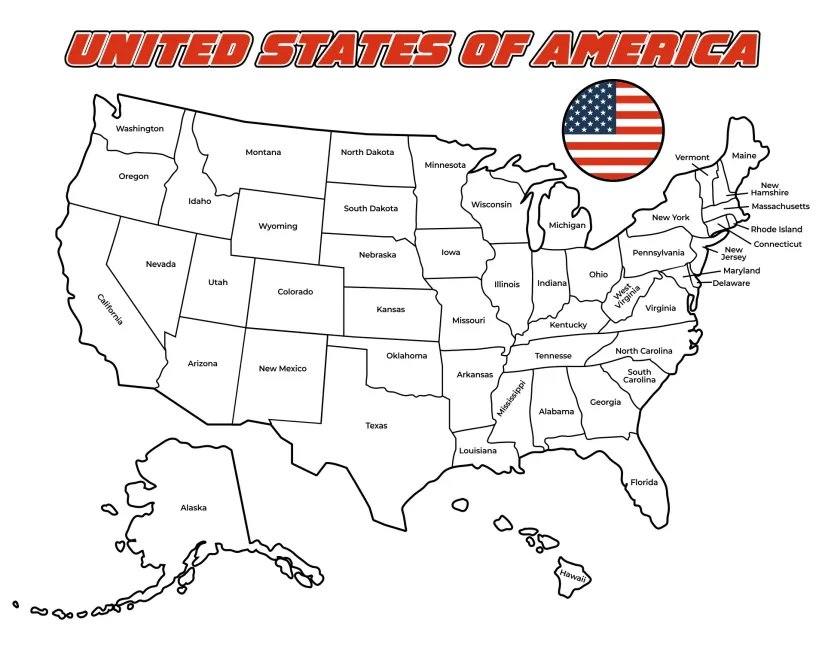 Printable United States Maps