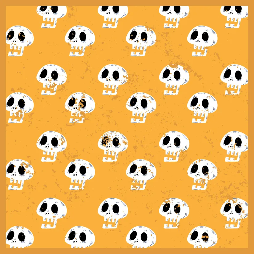 Printable Vintage Halloween Wrapping Paper