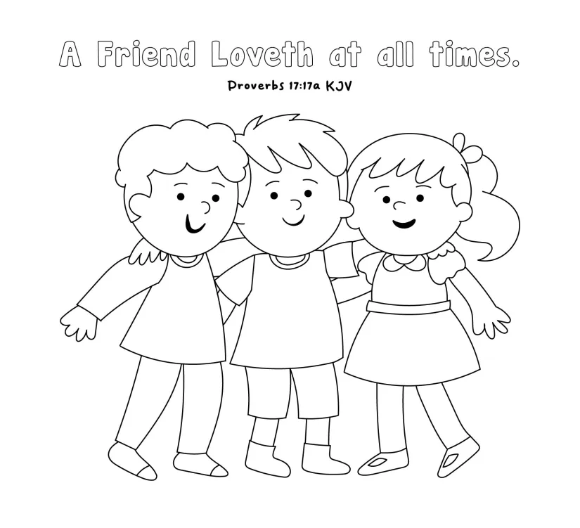 Proverbs Bible Coloring Page