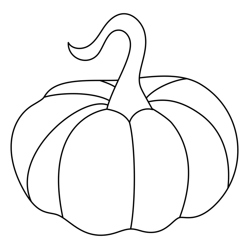 Pumpkin Coloring Pages Templates