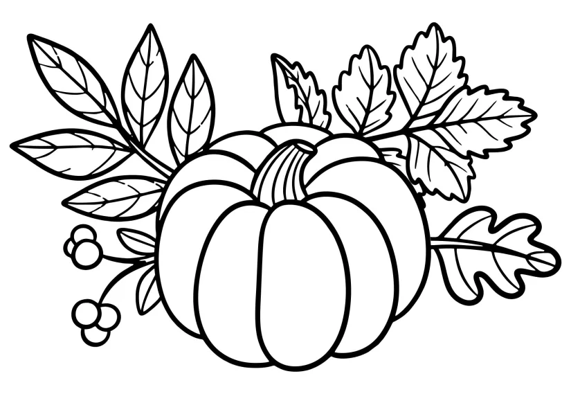 Pumpkin Coloring Pages Templates