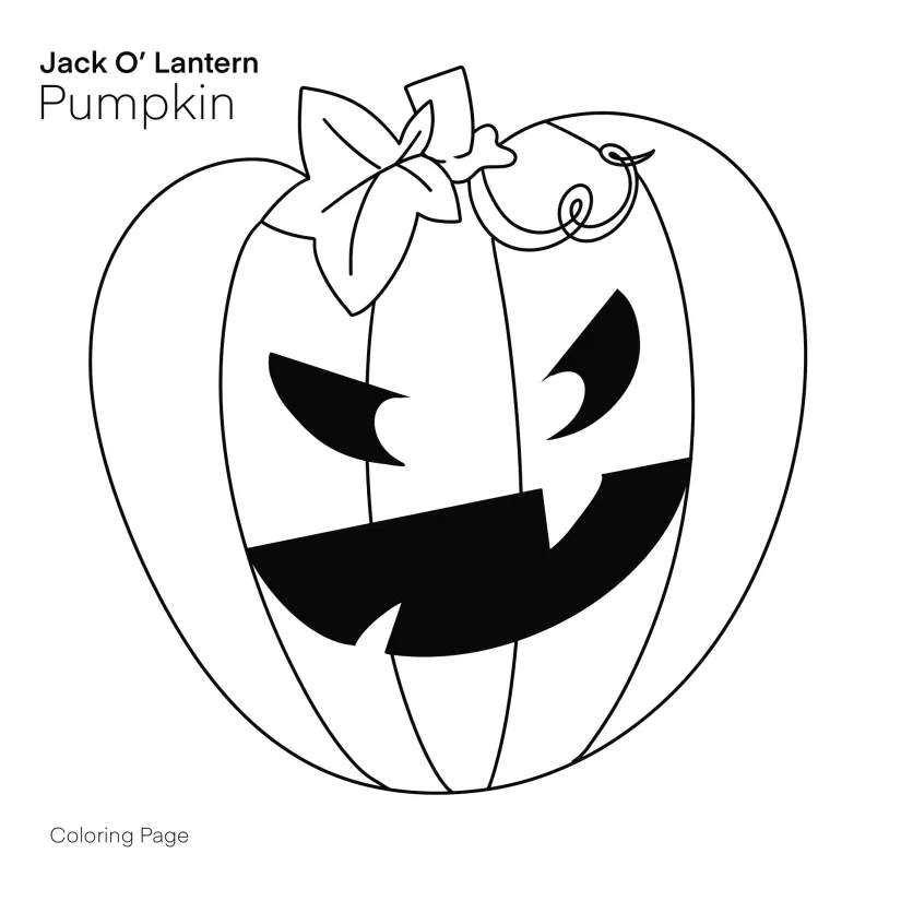 Pumpkin Coloring Pages Templates