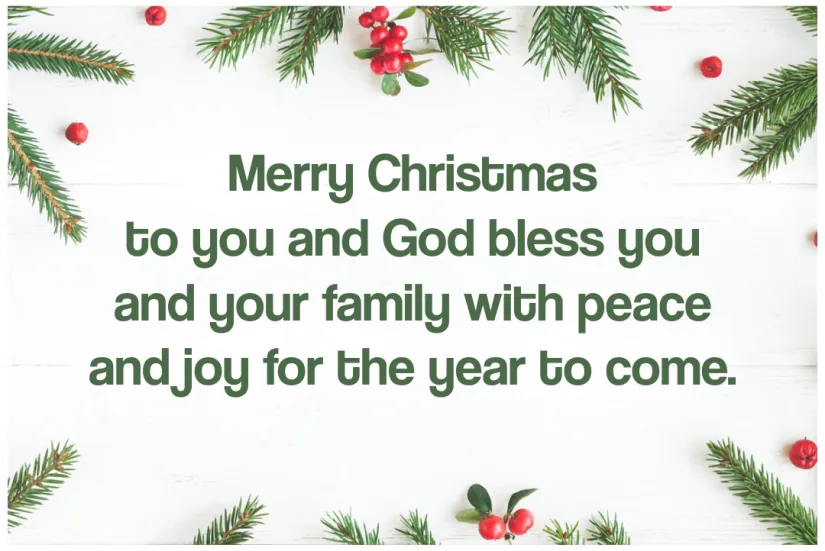 Religious Christmas Greeting Messages