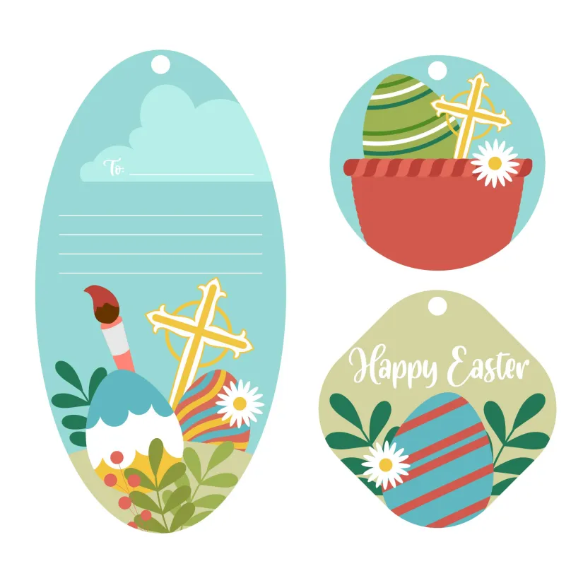 Religious Easter Basket Stuffers Gift Tags Printable