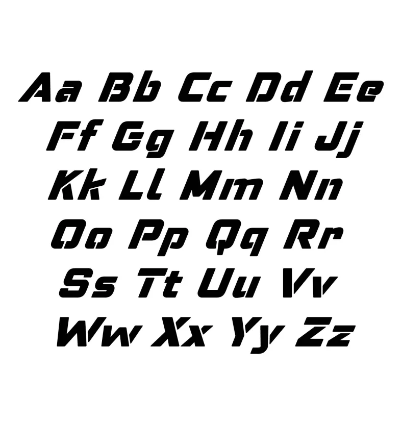 Rustic Alphabet Letters Stencils