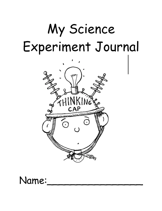 Science Fair Project Journal Template