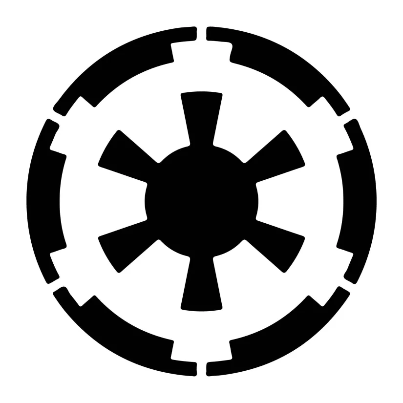 Star Wars Empire Stencil