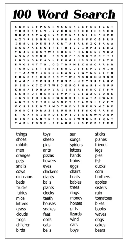 Super Hard Word Searches