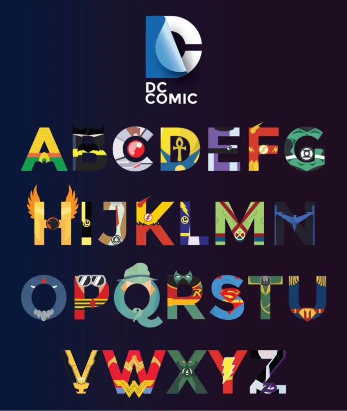 Superhero Alphabet Font