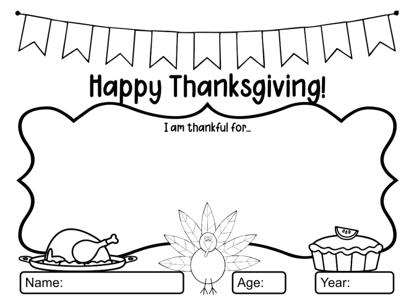 Thanksgiving Place Setting Placemat