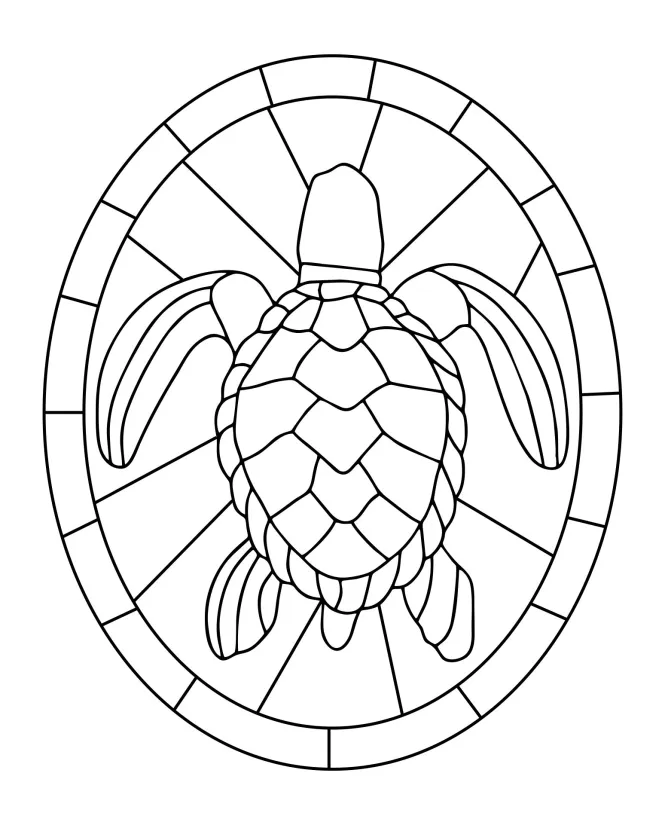 Turtle Stained Glass Patterns