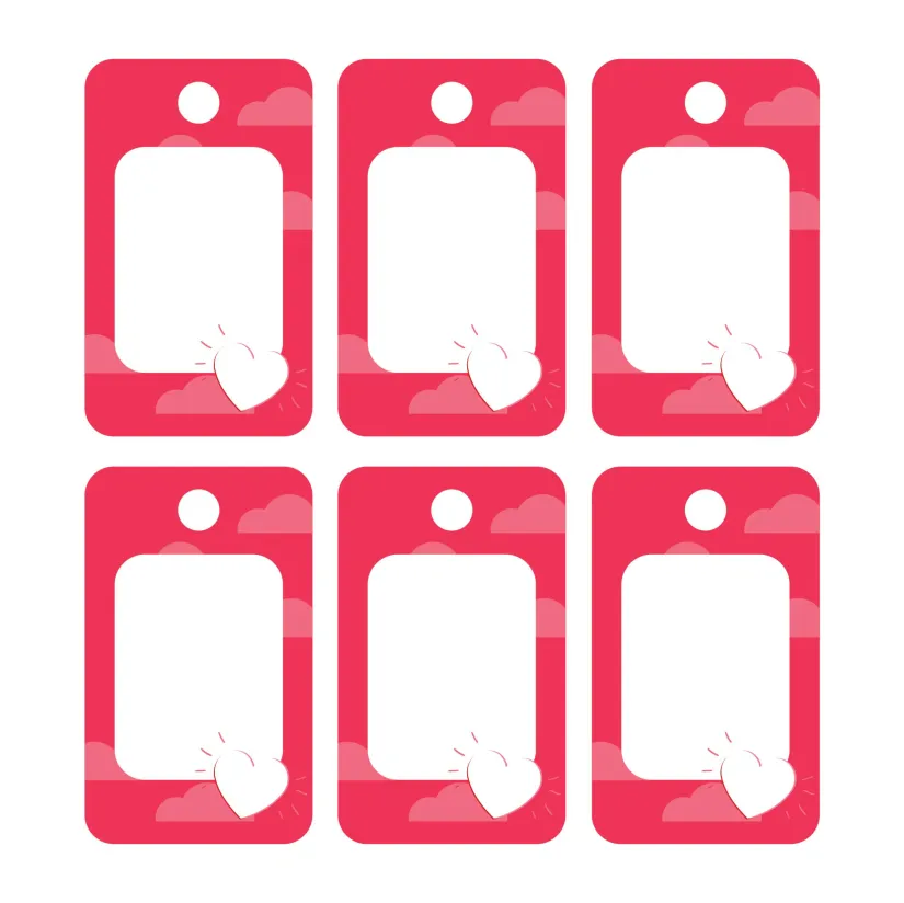 Valentines Day Printable Blank Labels